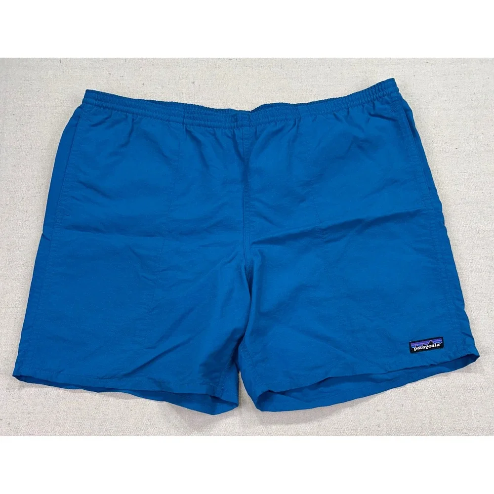 Patagonia Baggies‎ Shorts Mens Large Blue Mesh Lined Drawstring Swim Trunks